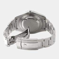 Rolex Custom Chocolate  4.4ct Diamonds Stainless Steel Datejust 126300 Automatic Men's Wristwatch 41mm
