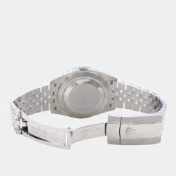 Rolex Custom Chocolate  5.9ct Diamonds Stainless Steel Datejust 126300 Automatic Men's Wristwatch 41mm