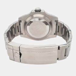 Rolex Custom Blue  Diamonds Sapphire Stainless Steel Submariner 116200 Automatic Men's Wristwatch