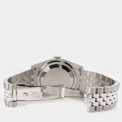 Rolex Custom Royal Green 2.0CT Diamond Stainless Steel Datejust 116200 Automatic Men's Wristwatch 36mm