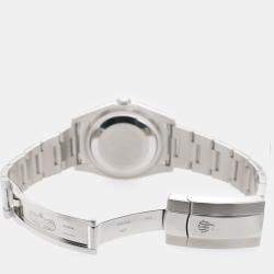 Rolex Custom Ice Blue 1.95CT Diamond Stainless Steel Datejust 116200 Automatic Men's Wristwatch 36mm