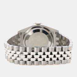 Rolex Custom Salmon 2.0CT Diamond Stainless Steel Datejust 116200 Automatic Men's Wristwatch 36mm