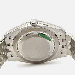 Rolex Blue 18K White Gold Oystersteel Datejust M126334-0026 Men's Wristwatch 41 mm