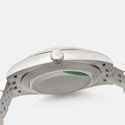 Rolex Blue 18K White Gold Oystersteel Datejust M126334-0026 Men's Wristwatch 41 mm