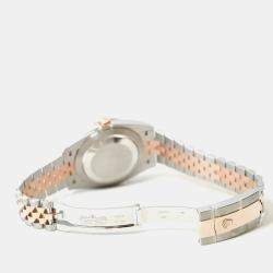 Pre Owned Rolex Datejust 126331-0004 Automatic Chocolate Diamond 18K Rose Gold Stainless Steel Men’s Wristwatch 41 mm