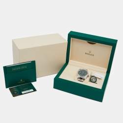 Pre Owned Rolex Black Stainless Steel Milgauss M116400GV-0001 Men's Wristwatch 40 mm