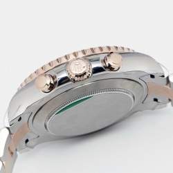 Rolex White 18K Everose Gold Oystersteel Cerachrom Yacht-Master II M116681-0002 Men's Wristwatch 44 mm