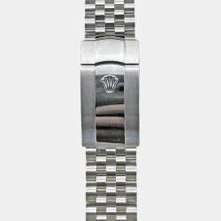 Rolex Slate 18K White Gold Stainless Steel Datejust 126334 Men's Wristwatch 41 mm