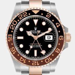 Rolex Rootbeer Stainless Steel &18K Rose Gold GMT-MASTER II Men's Wristwatch 40 mm