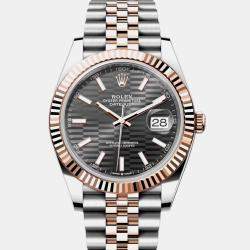 Rolex -18K Everose Gold and Stainless Steel automatic Datejust 126331 41 mm