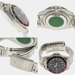 Rolex Black Stainless Steel GMT-Master II 16710 Automatic Men's Wristwatch 40 mm