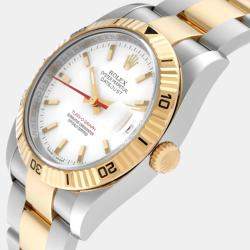 Rolex Datejust Turnograph 36mm Steel Yellow Gold Men's Watch 116263 36 mm