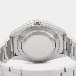 Pre Owned Rolex Blue Oystersteel Oyster Perpetual M114300-0003 Men's Wristwatch 39 mm