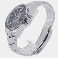 Rolex Black Stainless Steel Sea-Dweller Deepsea Automatic Men's Wristwatch 44 mm