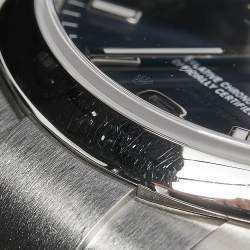 Pre Owned Rolex Blue Oystersteel Oyster Perpetual M114200-0014 Unisex Wristwatch 34 mm