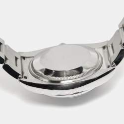 Pre Owned Rolex Blue Oystersteel Oyster Perpetual M114200-0014 Unisex Wristwatch 34 mm