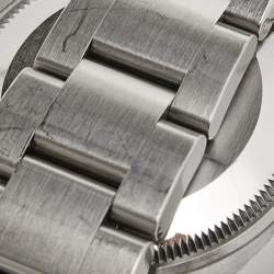 Pre Owned Rolex Blue Oystersteel Oyster Perpetual M114200-0014 Unisex Wristwatch 34 mm