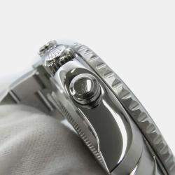 Rolex White Stainless Steel Yacht-Master II 116680 Automatic Men's Wristwatch 44 mm