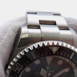 Rolex Black Stainless Steel Sea-Dweller Deepsea Automatic Men's Wristwatch 44 mm