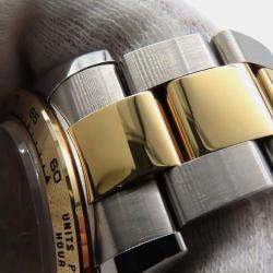 Rolex Champagne 18k Yellow Gold Stainless Steel Cosmograph Daytona Automatic Men's Wristwatch 40 mm