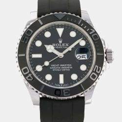 Rolex Black 18k White Gold Yacht-Master 226659 Automatic Men's Wristwatch 42 mm