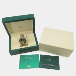 Rolex Black 18k Yellow Gold Stainless Steel Sea-Dweller 126603 Automatic Men's Wristwatch 43 mm