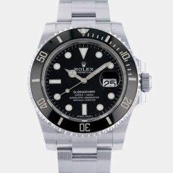 Rolex Black Stainless Steel Submariner 116610LN Automatic Men's Wristwatch 40 mm