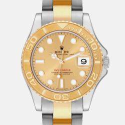 Rolex Yachtmaster Midsize Steel Yellow Gold Men's Watch 35.0 mm