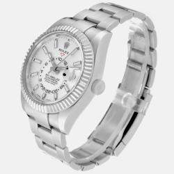 Rolex Sky-Dweller Steel White Gold Men's Watch 326934 42 mm