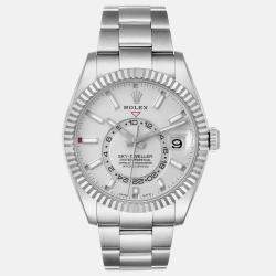 Rolex Sky-Dweller Steel White Gold Men's Watch 326934 42 mm