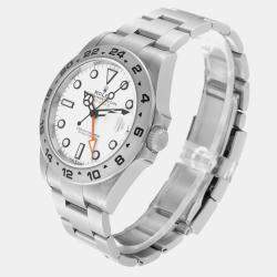 Rolex Explorer II 42mm Polar White Dial Steel Mens Watch 226570 