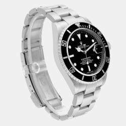 Rolex Submariner Date Black Dial Steel Mens Watch 116610