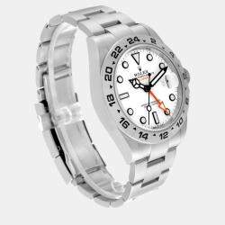 Rolex Explorer II  Polar White Dial Steel Men's Watch 42.0 mm