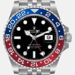 Rolex GMT Master II Blue Red Pepsi Bezel Steel Mens Watch 126710  