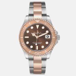 Rolex Yachtmaster 37 Midsize Steel Rose Gold Men's Watch 268621 37 mm