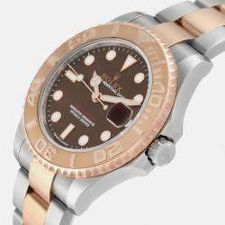 Rolex Yachtmaster 37 Midsize Steel Rose Gold Men's Watch 268621 37 mm