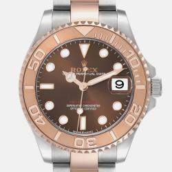 Rolex Yachtmaster 37 Midsize Steel Rose Gold Men's Watch 268621 37 mm