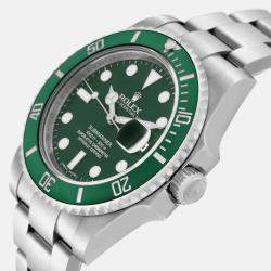 Rolex Submariner Hulk Green Dial Steel Men's Watch 40.0 mm