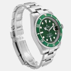 Rolex Submariner Hulk Green Dial Steel Men's Watch 40.0 mm