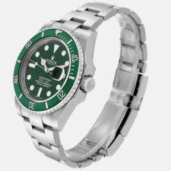 Rolex Submariner Hulk Green Dial Steel Men's Watch 40.0 mm