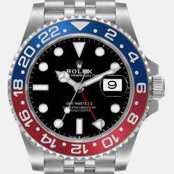 Rolex GMT Master II Blue Red Pepsi Bezel Steel Men's Watch 40.0 mm