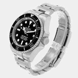 Rolex Seadweller Deepsea 44 Black Dial Steel Mens Watch 136660