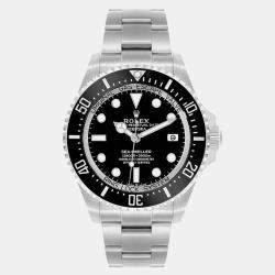 Rolex Seadweller Deepsea 44 Black Dial Steel Mens Watch 136660