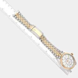 Rolex Sky Dweller Yellow Gold Steel White Dial Men's Watch 326933