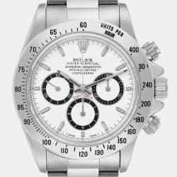 Rolex Cosmograph Daytona White Dial Zenith Movement Watch 16520 40 mm