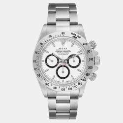 Rolex Cosmograph Daytona White Dial Zenith Movement Watch 16520 40 mm