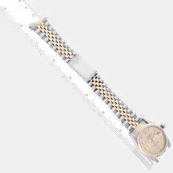 Rolex Datejust Steel Yellow Gold Diamond Dial Men's Watch 36.0 mm