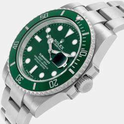 Rolex Submariner Hulk Green Dial Steel Men's Watch 40.0 mm