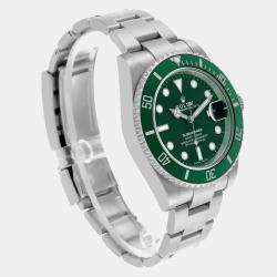 Rolex Submariner Hulk Green Dial Steel Men's Watch 40.0 mm