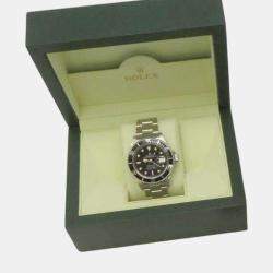 Rolex Stainless Steel Black Dial Submariner Date Watch 40 mm